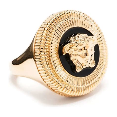 anello versace oro donna|Versace Anello a Sigillo Medusa .